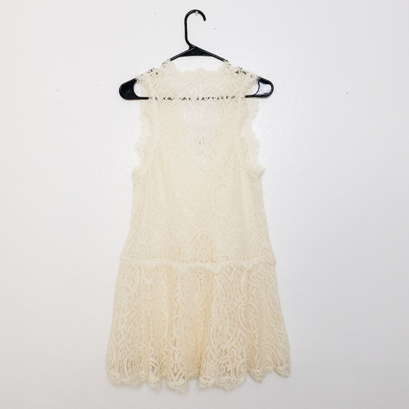 Free People Heart in Two Ivory Lace Dress - Picture 3 of 5